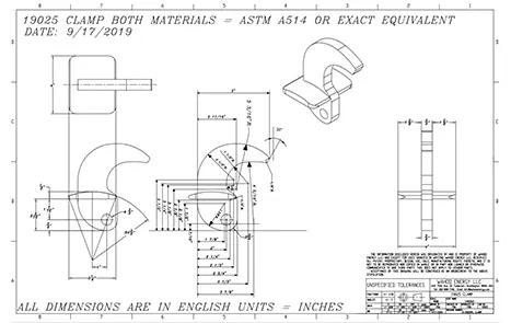 19025 Clamp for USA Customer