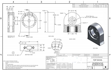 Top Swivel for USA Customer