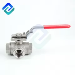 China wholesale 1/4~4 inch ball valve stainless steel 304 316 three way ball valve