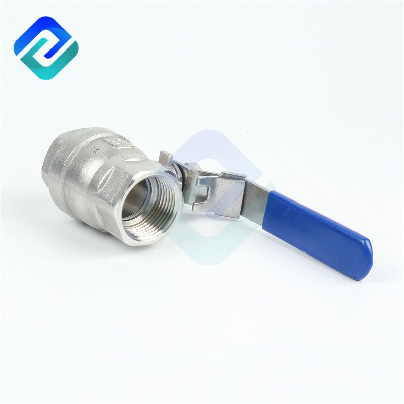 Two piece stainless steel ball valve light type