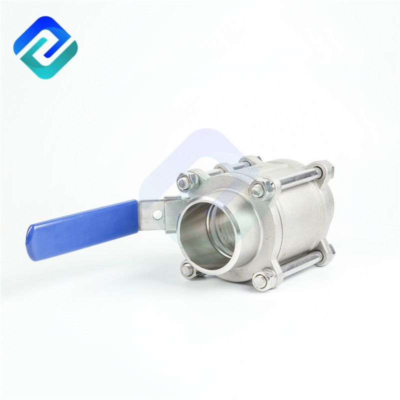 Stainless Steel 304 316L Manual butt weld 1000 WOG 3 PC ball valve