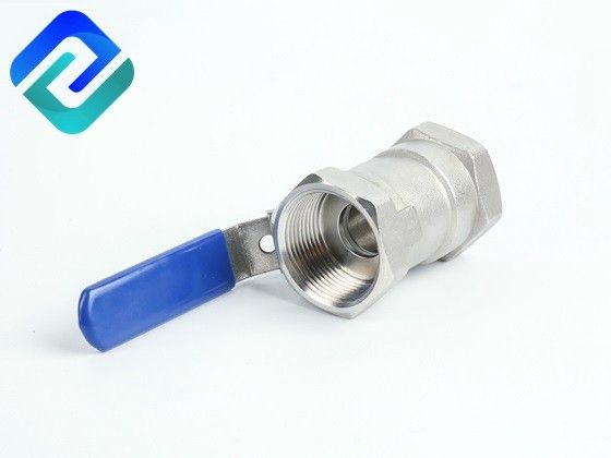 Precision casting one-piece ball valve reduced port with lock