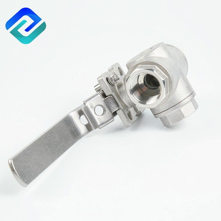 Reliable quality sanitary stainless steel high platform tri clamp 3 way ball valve