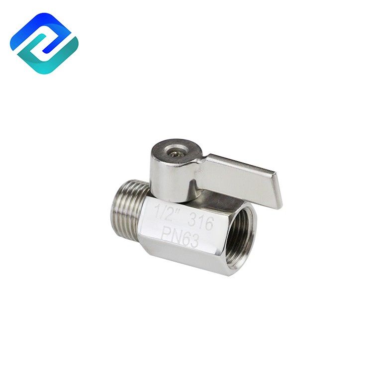 cf8m stainless steel male/female 1000wog mini ball valve