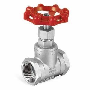 Stainless Steel NPT BSPT Mannual Operate Thread Gate Valve