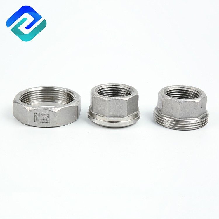304/316 stainless steel investment cating pipe fittings female thread Union