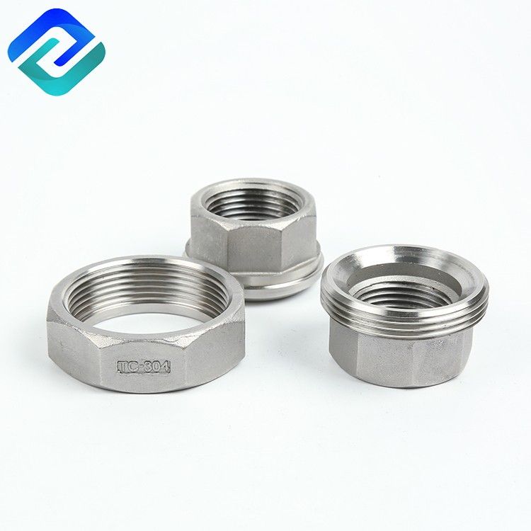 304/316 stainless steel investment cating pipe fittings female thread Union