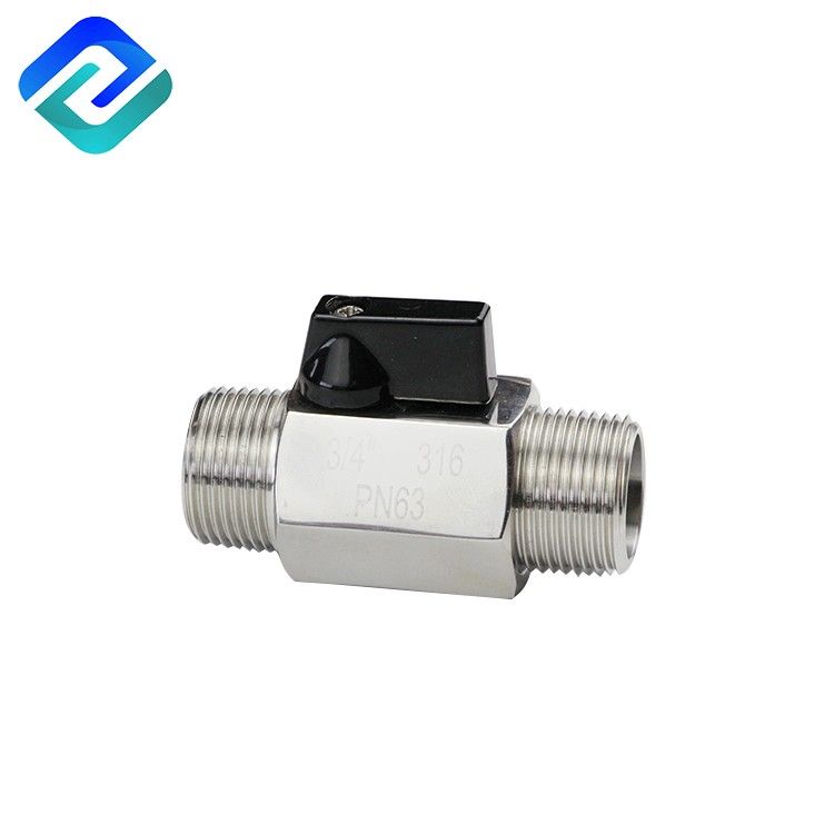Female to female or male to male small mini 304 316 stainless steel 1/2 pn25 inch floating ball valve