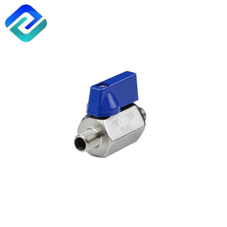 High Quality 316 Stainless Steel Mini Ball Valve for Water Oil Gas 1/8-1 inch