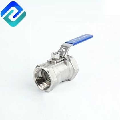 Precision casting one-piece ball valve reduced port with lock