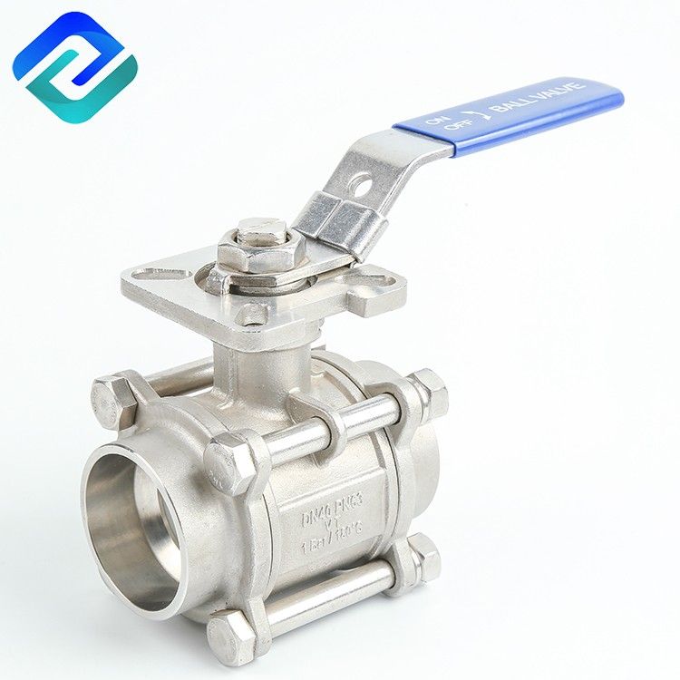 1000 wog cf8m stainless steel 3 PC  ball valve