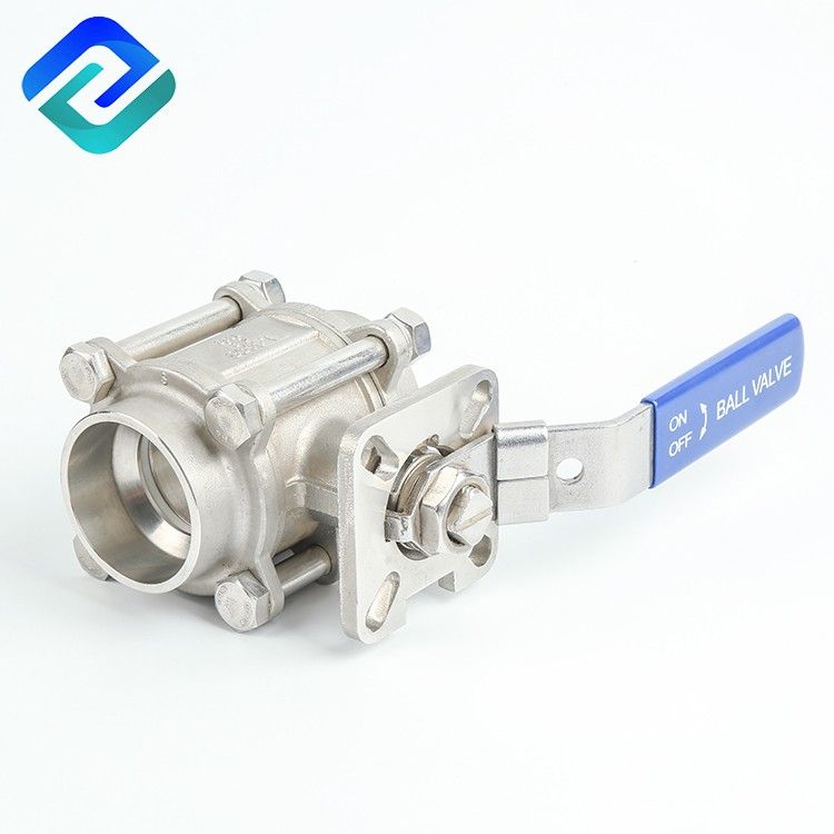 1000 wog cf8m stainless steel 3 PC  ball valve