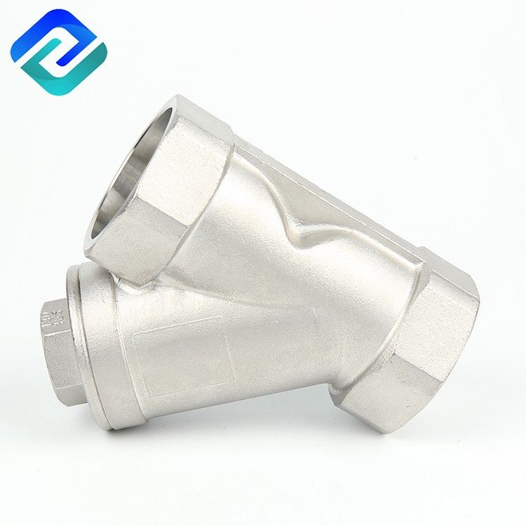 CF8 / CF8M Stainless Steel female thread Y strainer