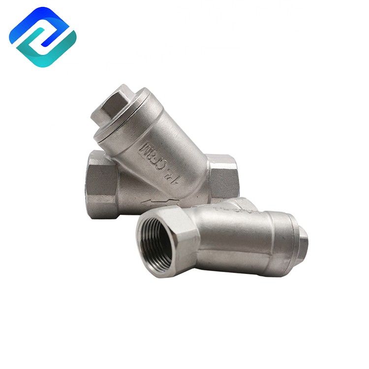 CF8 / CF8M Stainless Steel female thread Y strainer