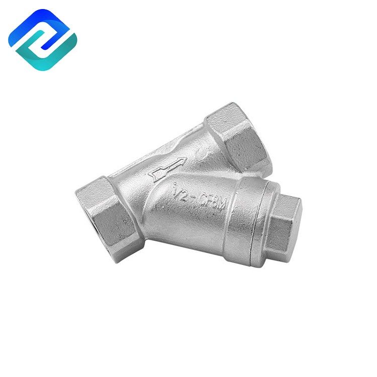 CF8 / CF8M Stainless Steel female thread Y strainer