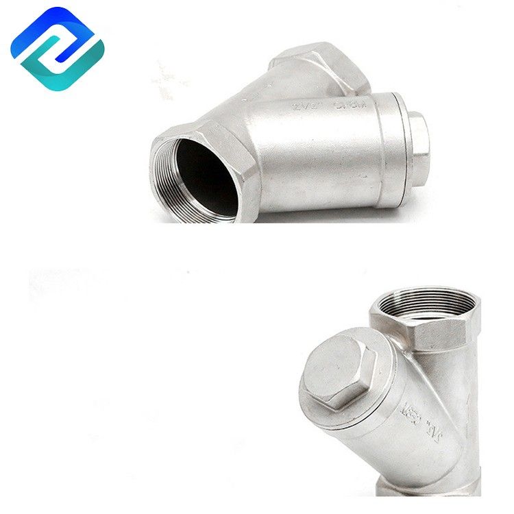 CF8 / CF8M Stainless Steel female thread Y strainer