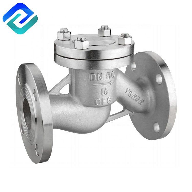 Stainless steel Y-type strainer with acid and corrosion resistant flange connection for petrochemical applications