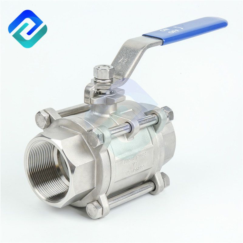 Hot selling stainless steel 3 pcs 1/4~4 inch stainless steel 304/316 ball valve