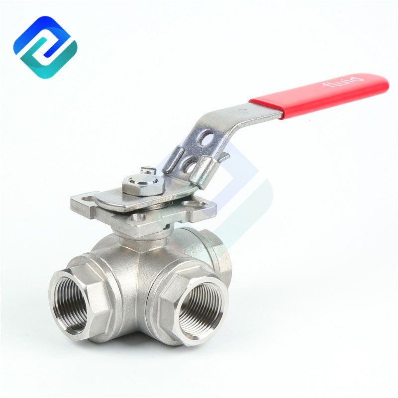 China wholesale 1/4~4 inch ball valve stainless steel 304 316 three way ball valve