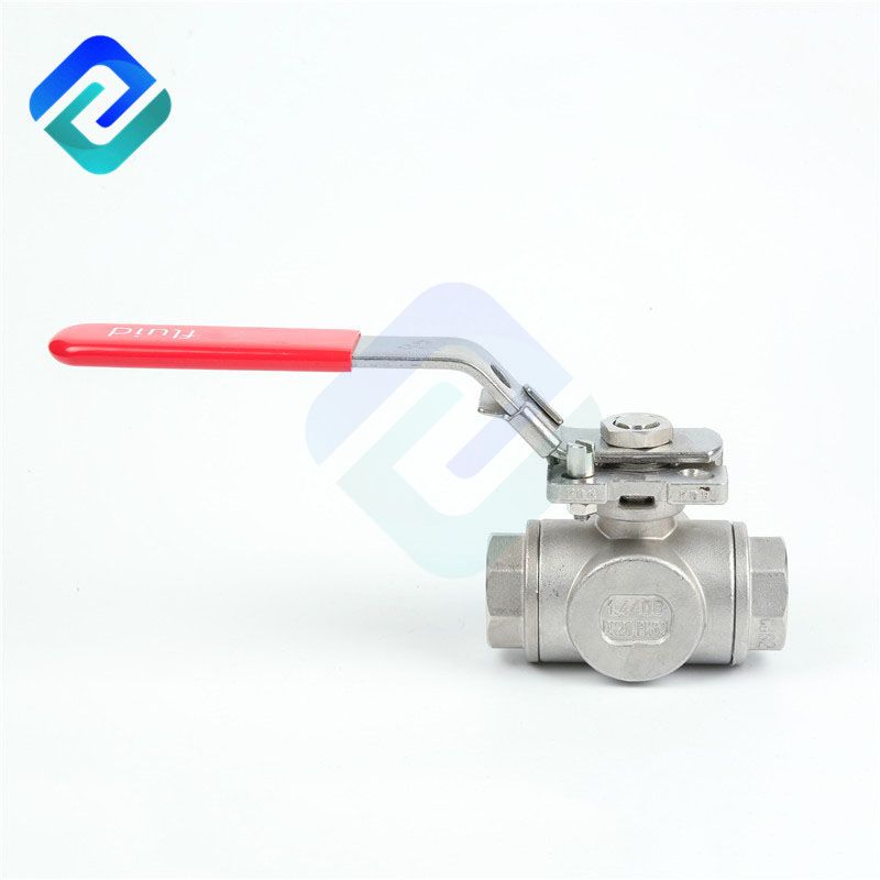 China wholesale 1/4~4 inch ball valve stainless steel 304 316 three way ball valve