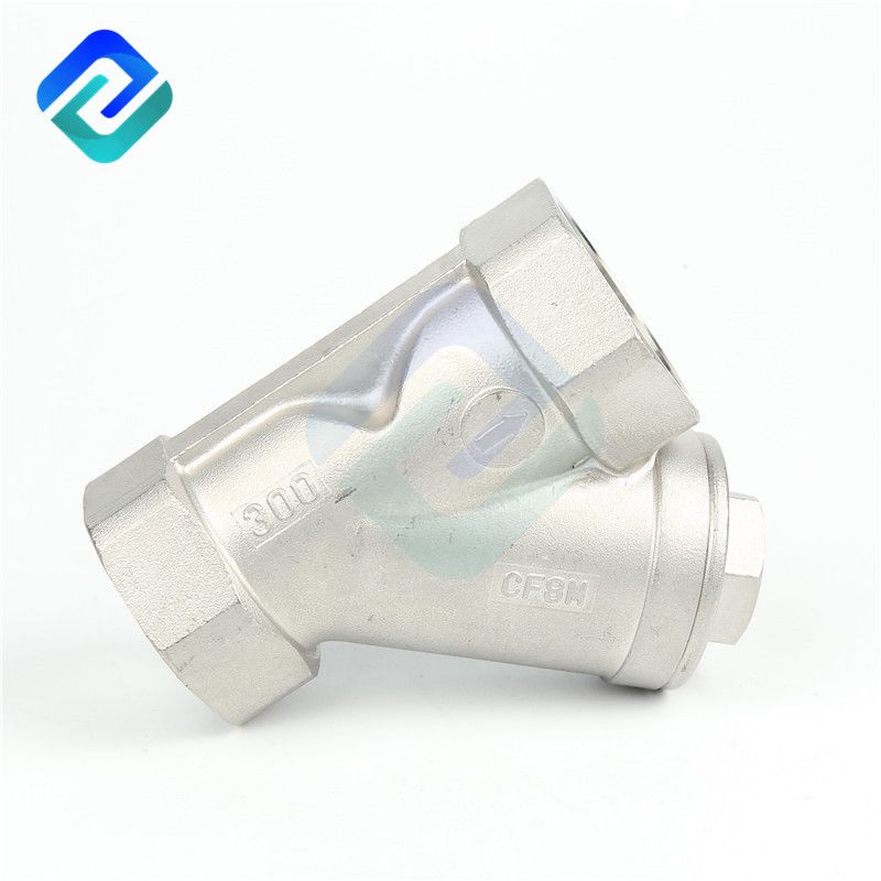 Precision casting internal thread Y-type check valve