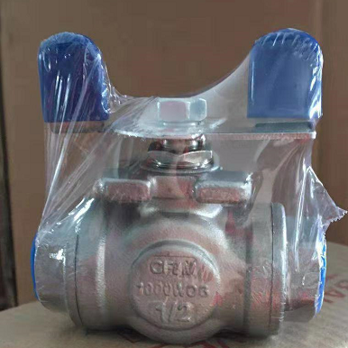 Three Way Brass Ball Valve with Butterfly Handle