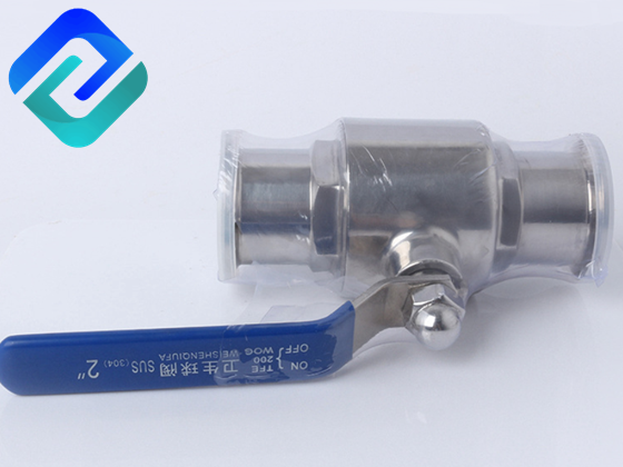 304 stainless steel sanitary ball valve 316L quick-opening clamp food-grade quick-connect valve