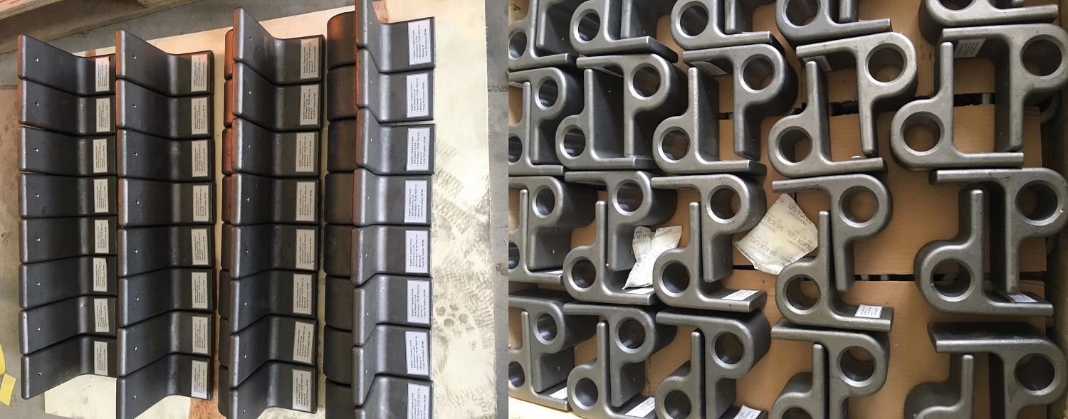 OEM carbon steel investment precision casting military parts with machining