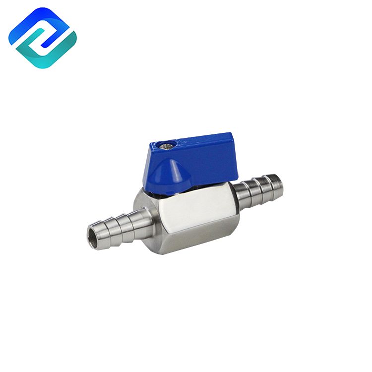 Wide varieties 304/316 Stainless steel hose bar mini ball valve