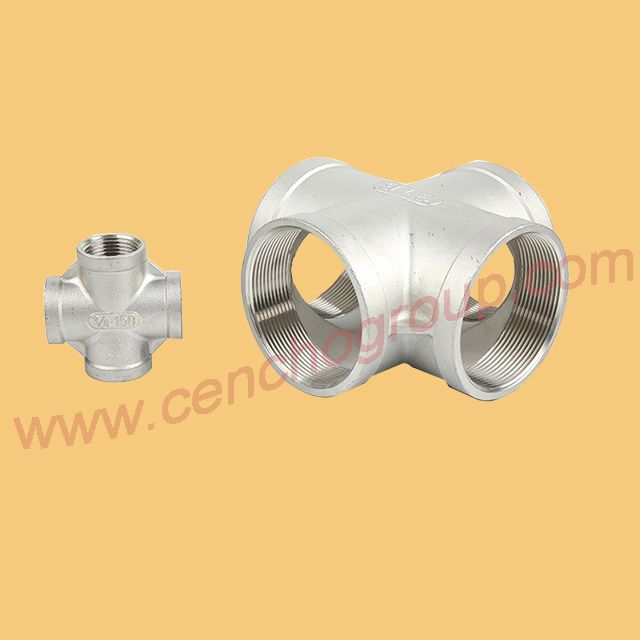 Stainless steel investment steel pipe transition fittings crosses
