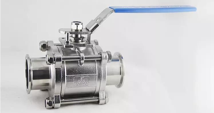 Sanitary ball valve price 2 inch stainless steel 3PC ball valve