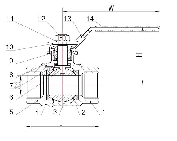 High Quality China Made 2 pc 304/316 stainless steel 1 inch ball valve price