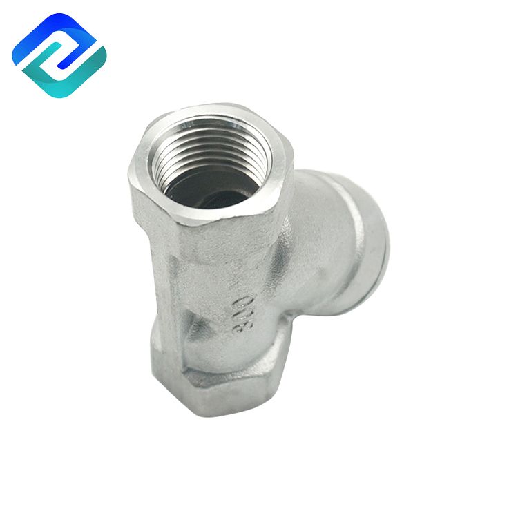 CF8 / CF8M Stainless Steel female thread Y strainer